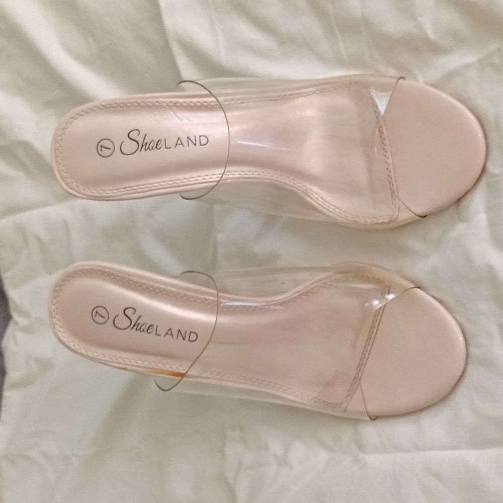 Shoeland Sexy Clear Heels - Picture 2 of 12